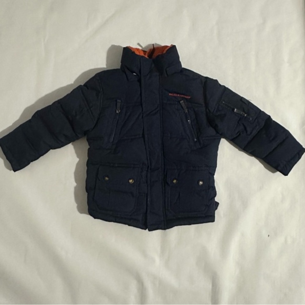 Navy Blue Puffer Jacket